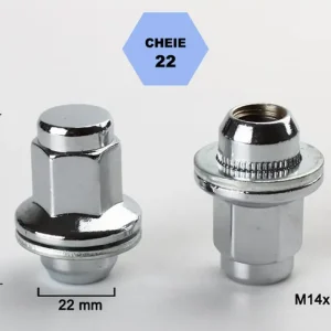 Livrare rapidă Set 5 piulite roata TITAN BOLT M14x1,5 cu lungime 46