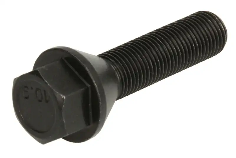 Disponibil imediat Prezon roata TitanBolt Cap conic M12x1,25 cu lungime filet 40mm cod M1212540BLACK-S