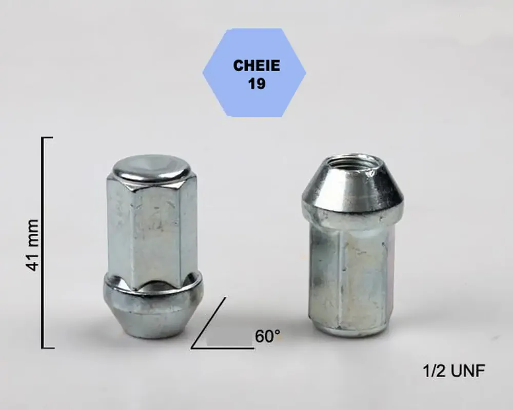 Ofertă limitată Set 5 piulite roata TITAN BOLT 1/2″xUNF cu lungime 41