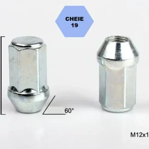 Cumpără online Set 5 piulite roata TITAN BOLT M12x1,2 cu lungime 41