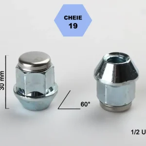 Ofertă de sezon Set 5 piulite roata TITAN BOLT 1/2″xUNF cu lungime 30