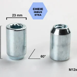 Set 5 piulite roata TITAN BOLT M14x1,5 cu lungime 30 Nu rata