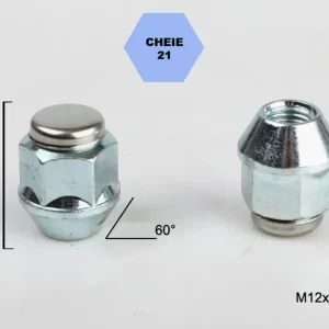 Ofertă exclusivă Set 5 piulite roata TITAN BOLT M12x1,5 cu lungime 30