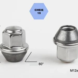 Set 5 piulite roata TITAN BOLT M12x1,5 cu lungime 30 Vezi acum