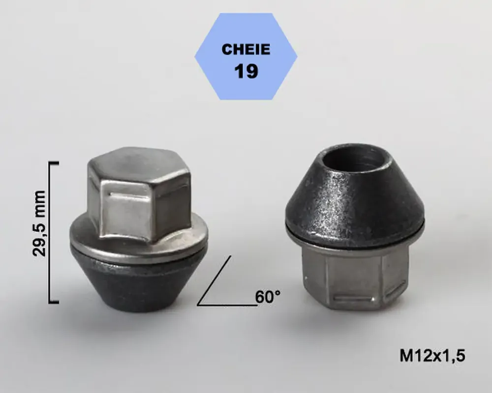 Set 5 piulite roata TITAN BOLT M12x1,5 cu lungime 29 Ofertă de sezon