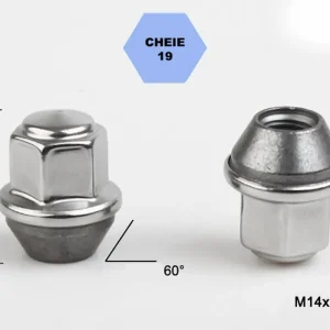 Comandă acum Set 5 piulite roata TITAN BOLT M14x1,5 cu lungime 36