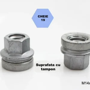Reducere specială Set 5 piulite roata TITAN BOLT M14x2,0 cu lungime 24
