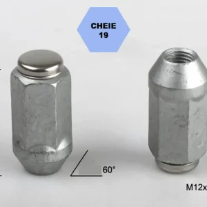 Bestseller Set 5 piulite roata TITAN BOLT M12x1,5 cu lungime 49