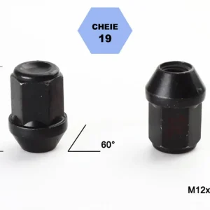Bestseller Set 5 piulite roata TITAN BOLT M12x1,5 cu lungime 34