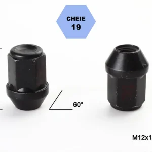 Set 5 piulite roata TITAN BOLT M12x1,2 cu lungime 34 Cumpără acum