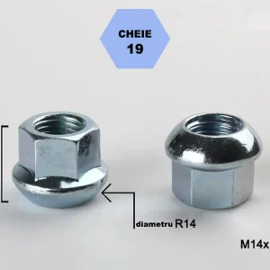Reduceri Set 5 piulite roata TITAN BOLT M14x1,5 cu lungime 20