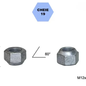 Transport gratuit Set 5 piulite roata TITAN BOLT M12x1,5 cu lungime 15