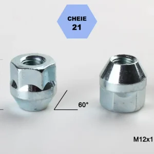 Preț redus Set 5 piulite roata TITAN BOLT M12x125 cu lungime 25