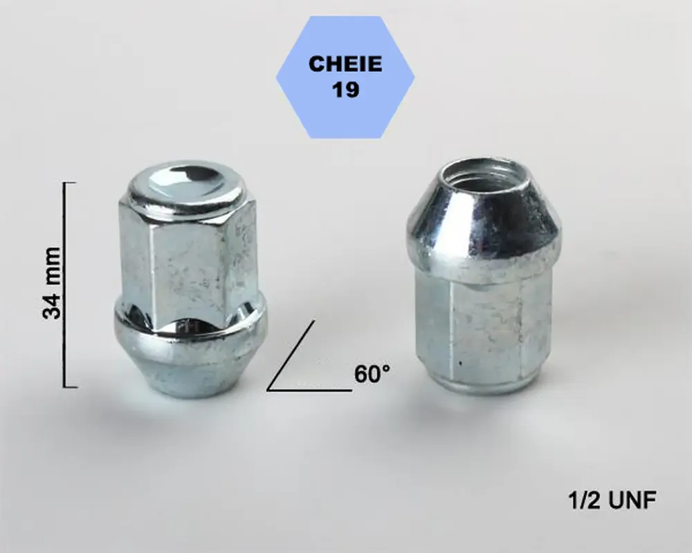 Set 5 piulite roata TITAN BOLT 1/2″xUNF cu lungime 34 Cel mai bun preț