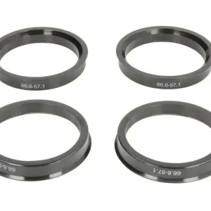 Inele centrare jante Titan Rings SET 4 bucati 66.6mm – 57.1mm Calitate înaltă