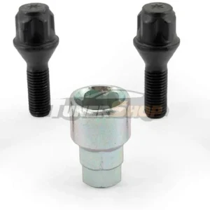 Discount Antifurt roti H&R Premium set 4 prezoane M12x1,5 cu lungime filet 30mm incl. cheie antifurt B1253001KEY4