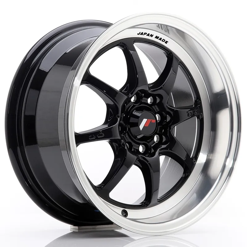 Retur ușor Janta aliaj 15” JR Wheels TF2 15×7,5 ET30 4×100/108 Gloss Black