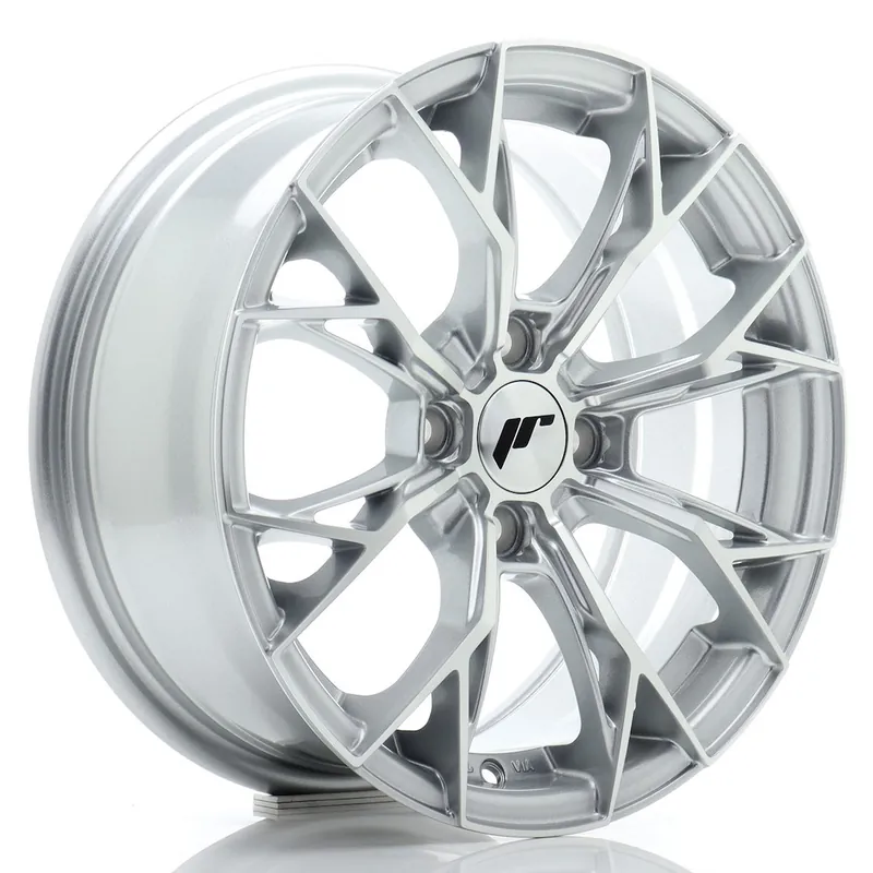 Janta aliaj 15” JR Wheels JR49 15×6,5 ET35 4×100 Silver Machined Face Popular