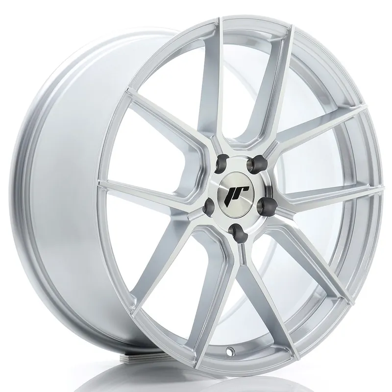 Janta aliaj 19” JR Wheels JR30 19×8,5 ET41 5×112 Silver Machined Face Plată sigură
