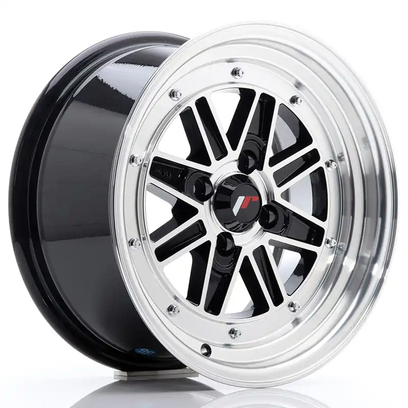Preferatul clienților Janta aliaj 15” JR Wheels JR31 15×7.5 ET20 4×100 Gloss Black Machined Face