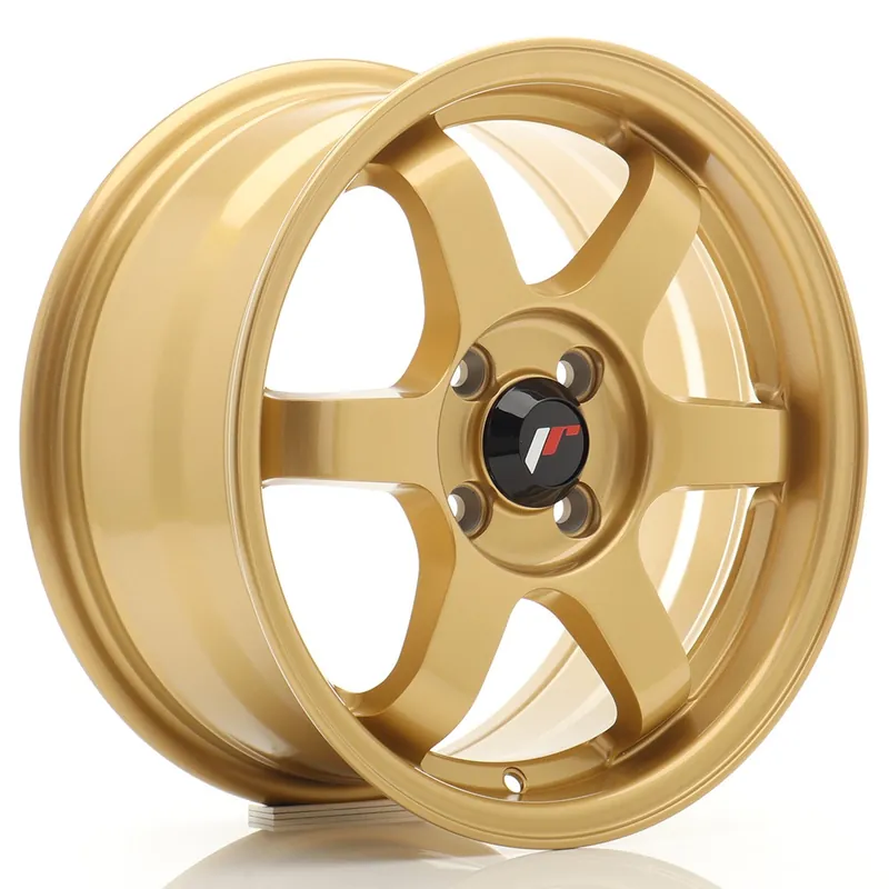 Plată securizată Janta aliaj 15” JR Wheels JR3 15×7 ET25 4×100 Gold