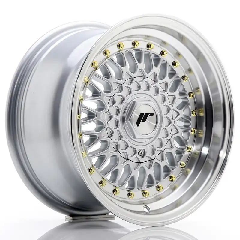 Cumpără acum Janta aliaj 15” JR Wheels JR9 15×8 ET20 BLANK Silver w/ Machined Lip