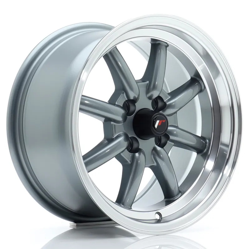 Bestseller Janta aliaj 15” JR Wheels JR19 15×8 ET20 4×100 Gun Metal w/ Machined Lip