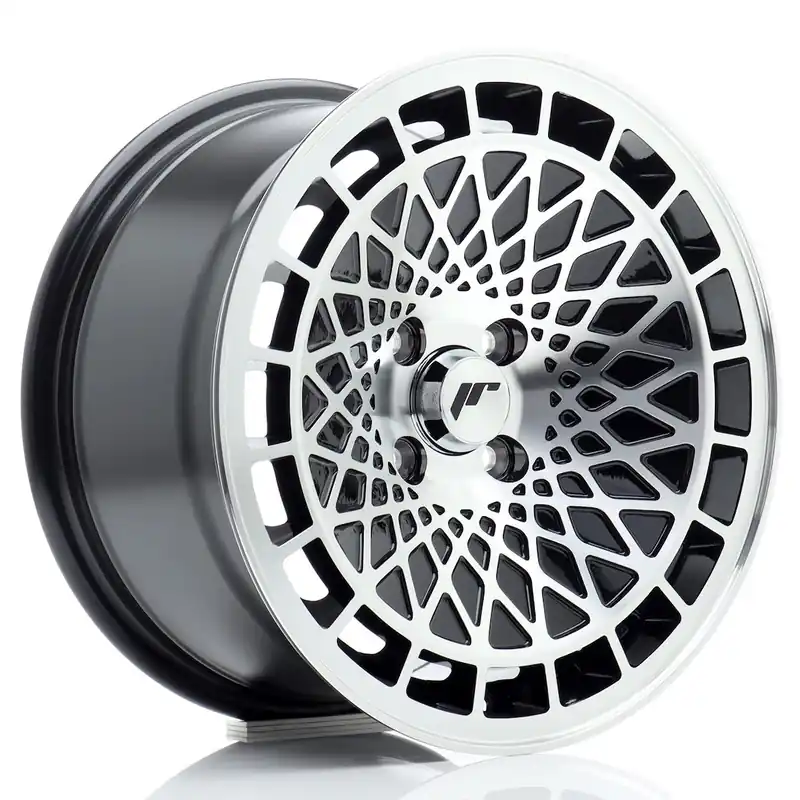Retur ușor Janta aliaj 15” JR Wheels JR14 15×8 ET25 4×100 Gloss Black Machined Face