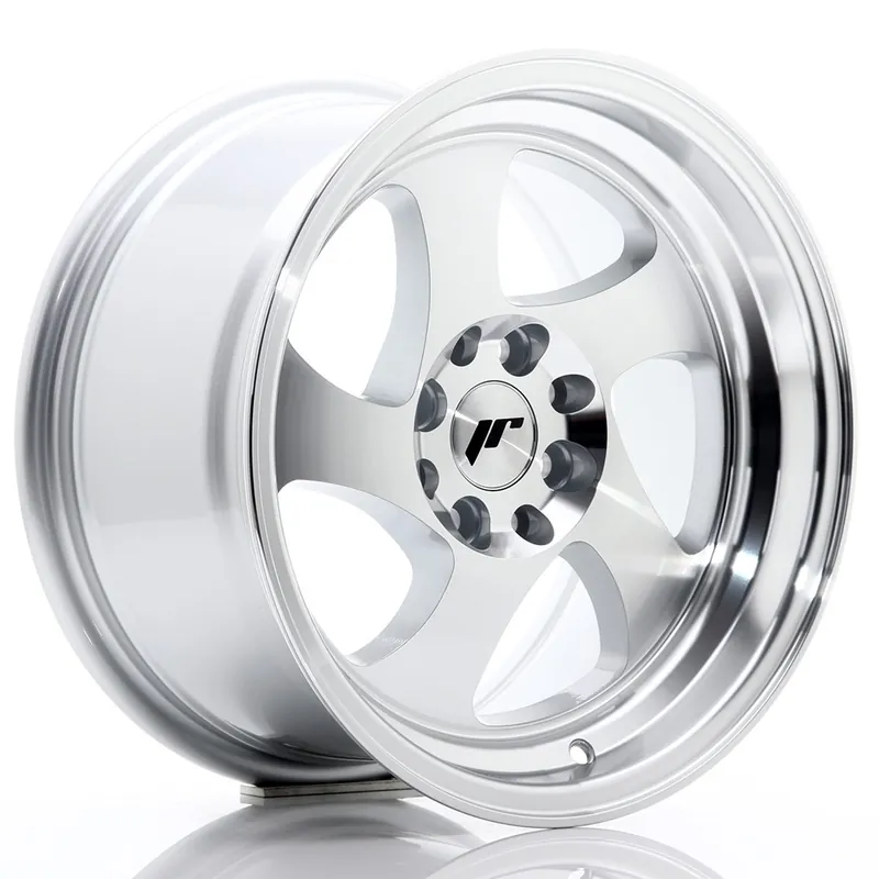 Popular Janta aliaj 15” JR Wheels JR15 15×8 ET20 4×100/108 Silver Machined Face