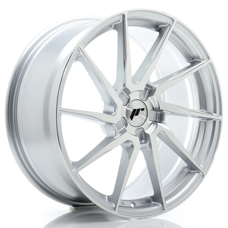 Cel mai vândut Janta aliaj 19” JR Wheels JR36 19×8 ET20-40 5H BLANK Silver Machined Face