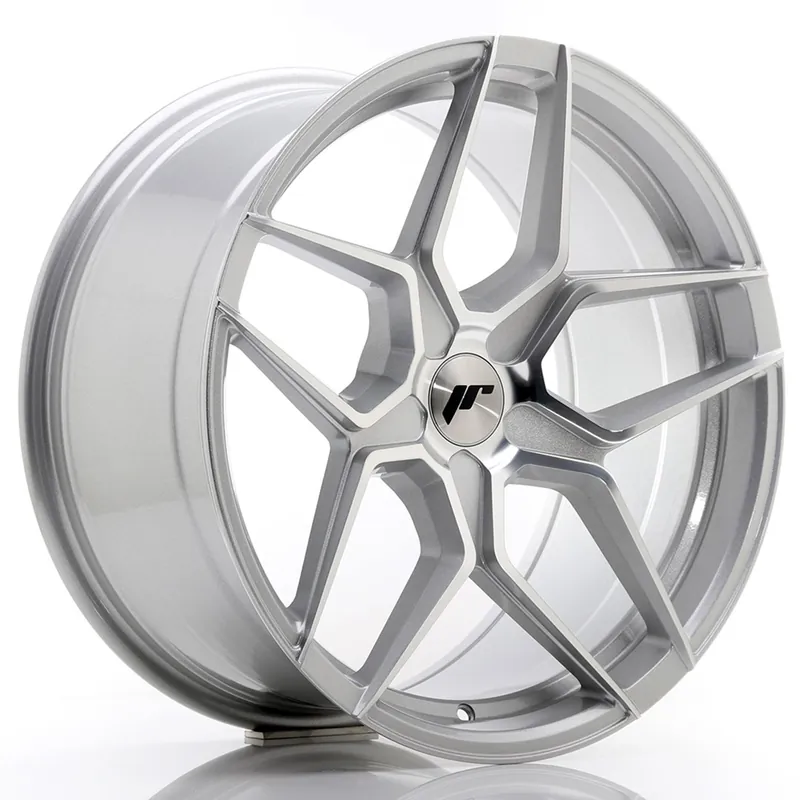 Janta aliaj 19” JR Wheels JR34 19×9,5 ET35 5×112 Silver Machined Retur gratuit