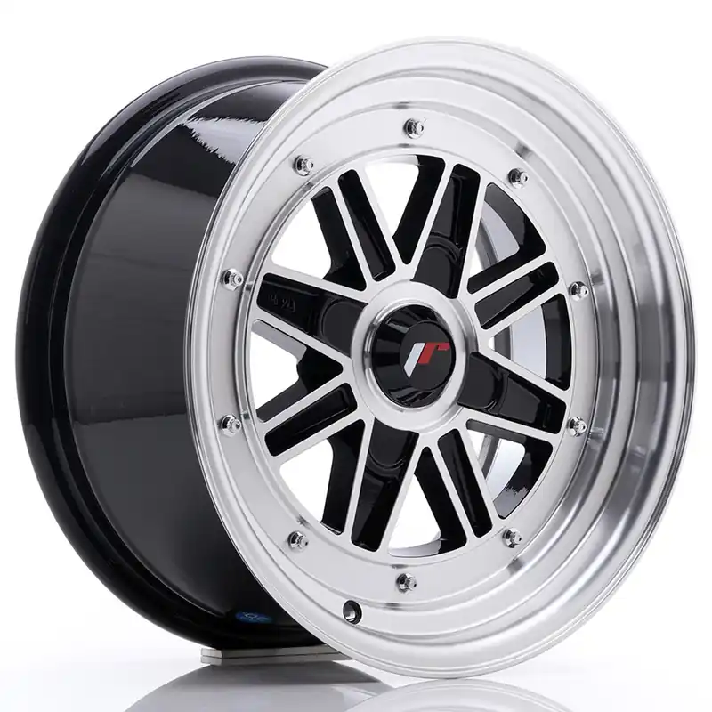Reducere specială Janta aliaj 15” JR Wheels JR31 15×7.5 ET20 4H BLANK Gloss Black Machined Face