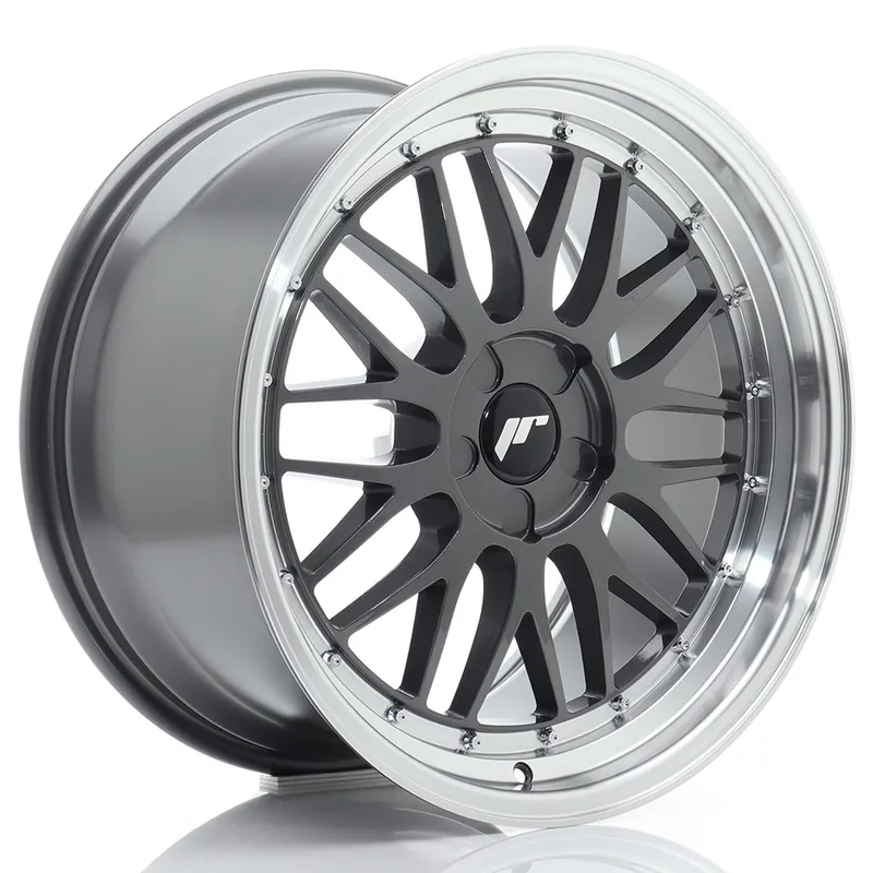 Mai ieftin Janta aliaj 19” JR Wheels JR23 19×9 ET20-40 5H BLANK Hyper Gray w/ Machined Lip