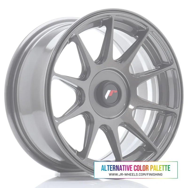 Nu rata Janta aliaj 15” JR Wheels JR11 15×7 ET20-30 BLANK Custom Finish