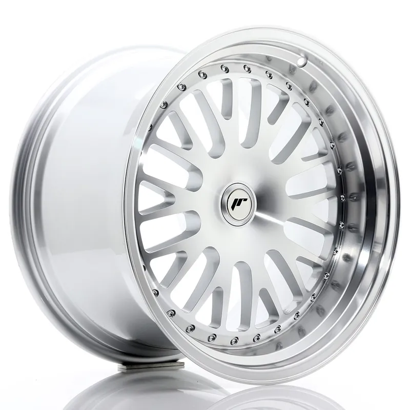 Janta aliaj 19” JR Wheels JR10 19×11 ET15-30 BLANK Silver Machined Face Plată securizată