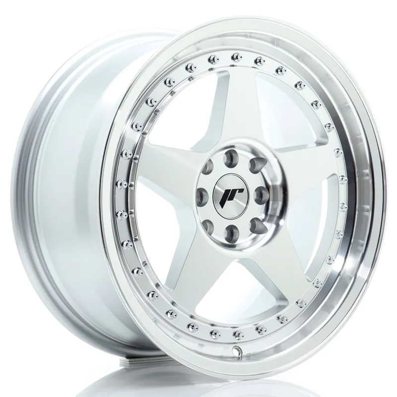 Ieftin Janta aliaj 17″ JR Wheels JR6 17×8 ET35 5×114/120 Silver Machined Face