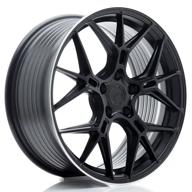 Janta aliaj 18″ JR Wheels JR51 18×8 ET45 5×112 Satin Black w/ Machined Lip Transport gratuit