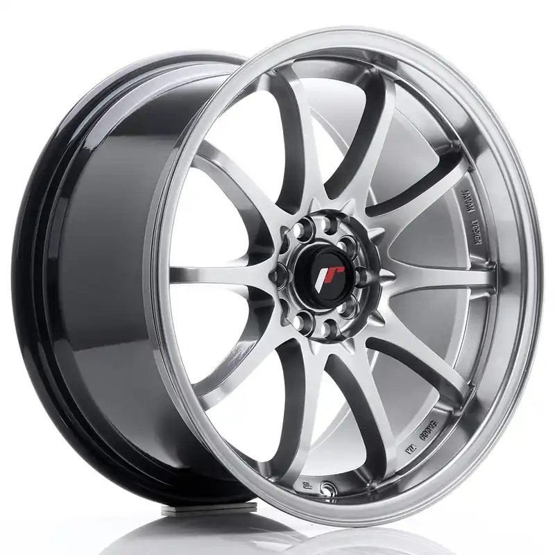 Janta aliaj 18″ JR Wheels JR5 18×9,5 ET38 5×100/114,3 Hyper Black Livrare gratuită