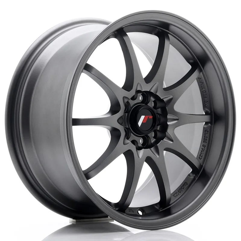 Disponibil imediat Janta aliaj 17″ JR Wheels JR5 17×8,5 ET35 5×100/114,3 Matt Gun Metal