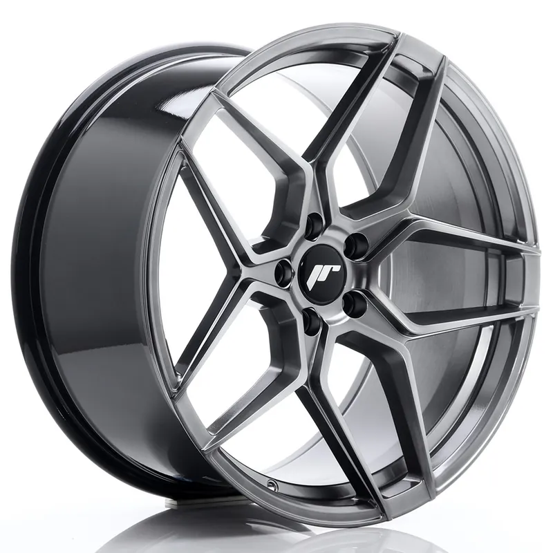 Janta aliaj 20″ JR Wheels JR34 20×10 ET40 5×120 Hyper Black Livrare gratuită