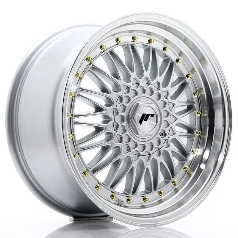 Ofertă de sezon Janta aliaj 18″ JR Wheels JR9 18×9 ET20-40 BLANK Silver w/ Machined Lip