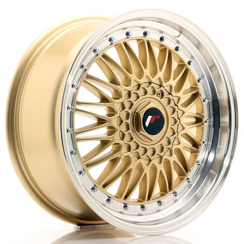 Promoție Janta aliaj 18″ JR Wheels JR9 18×8 ET35-40 BLANK Gold w/ Machined Lip