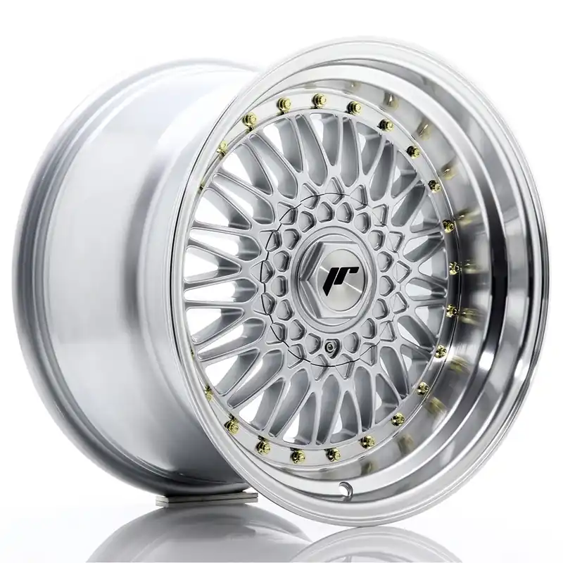 Super ofertă Janta aliaj 17″ JR Wheels JR9 17×10 ET20 BLANK Silver w/ Machined Lip