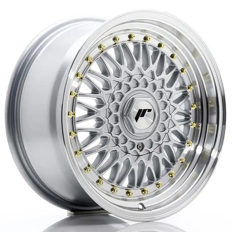 Retur gratuit Janta aliaj 16″ JR Wheels JR9 16×7,5 ET25 BLANK Silver w/ Machined Lip