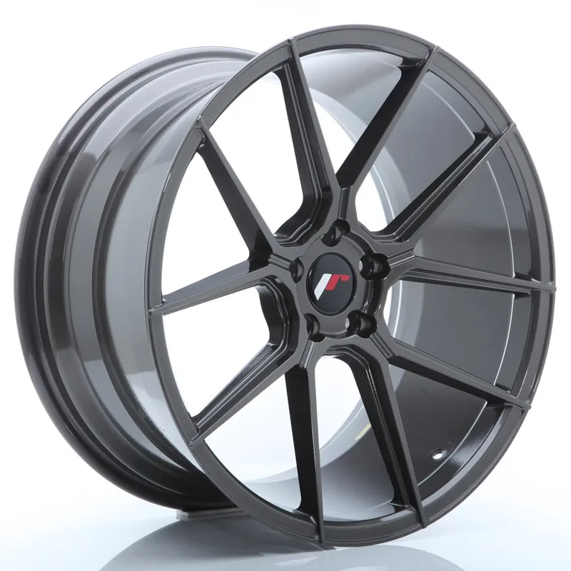 Janta aliaj 20″ JR Wheels JR30 20×10 ET40 5×112 Hyper Gray Plată sigură