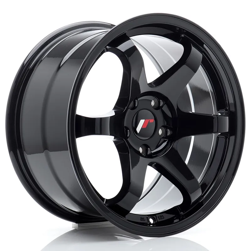 Janta aliaj 17″ JR Wheels JR3 17×9 ET35 5×120 Gloss Black Cel mai bun preț