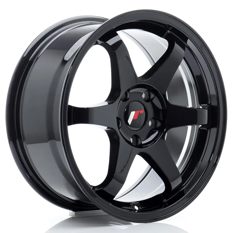 Janta aliaj 17″ JR Wheels JR3 17×8 ET35 4×100 Gloss Black Livrare gratuită