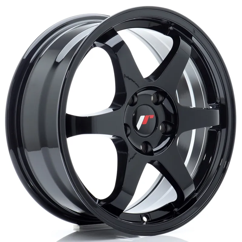 Janta aliaj 17″ JR Wheels JR3 17×7 ET40 5×114,3 Gloss Black Preț redus