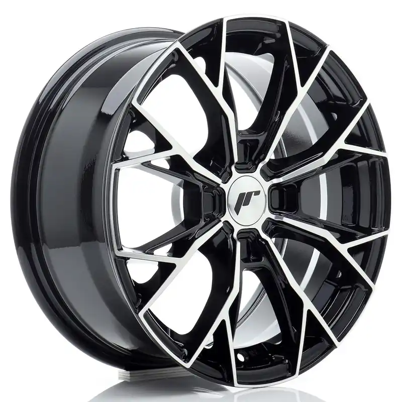Chilipir Janta aliaj 16″ JR Wheels JR49 16×7 ET20-42 4H BLANK Gloss Black Machined Face
