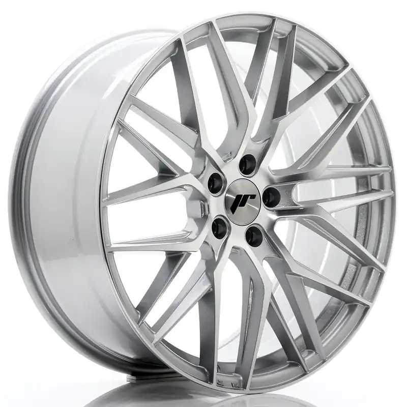 Janta aliaj 20″ JR Wheels JR28 20×8,5 ET40 5×112 Silver Machined Face Transport gratuit